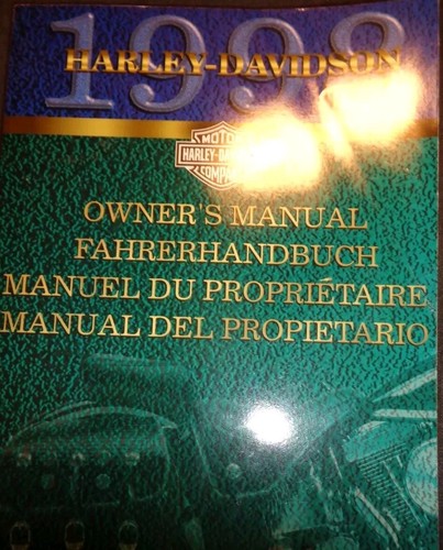 Owner manual harley davidson - manual,