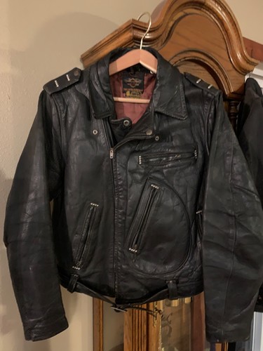 Giacca pelle moto harley - pelle,