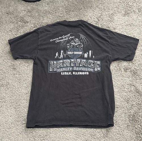 Camicia nera harley - harley, davidson