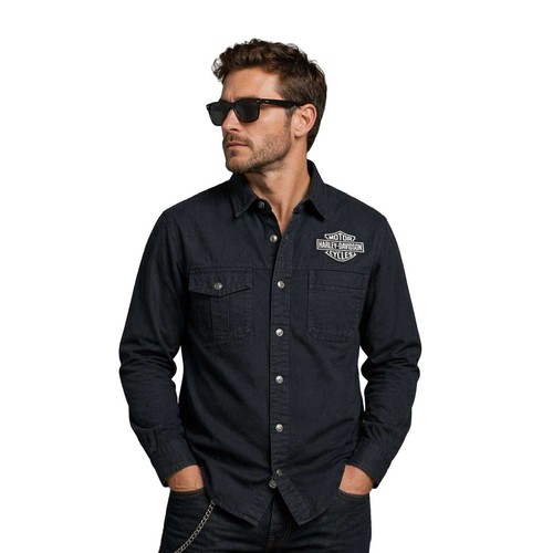 Harley davidson camicia nera - harley-davidson,